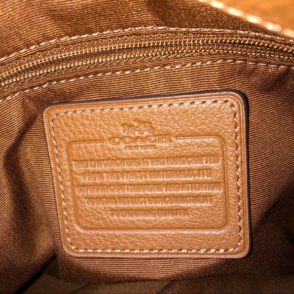 Coach Tan Pebbled Leather Phoebe Bag - Picture 11 of 16